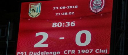 Europa League - play-off - tur: F91 Dudelange - CFR Cluj 2-0